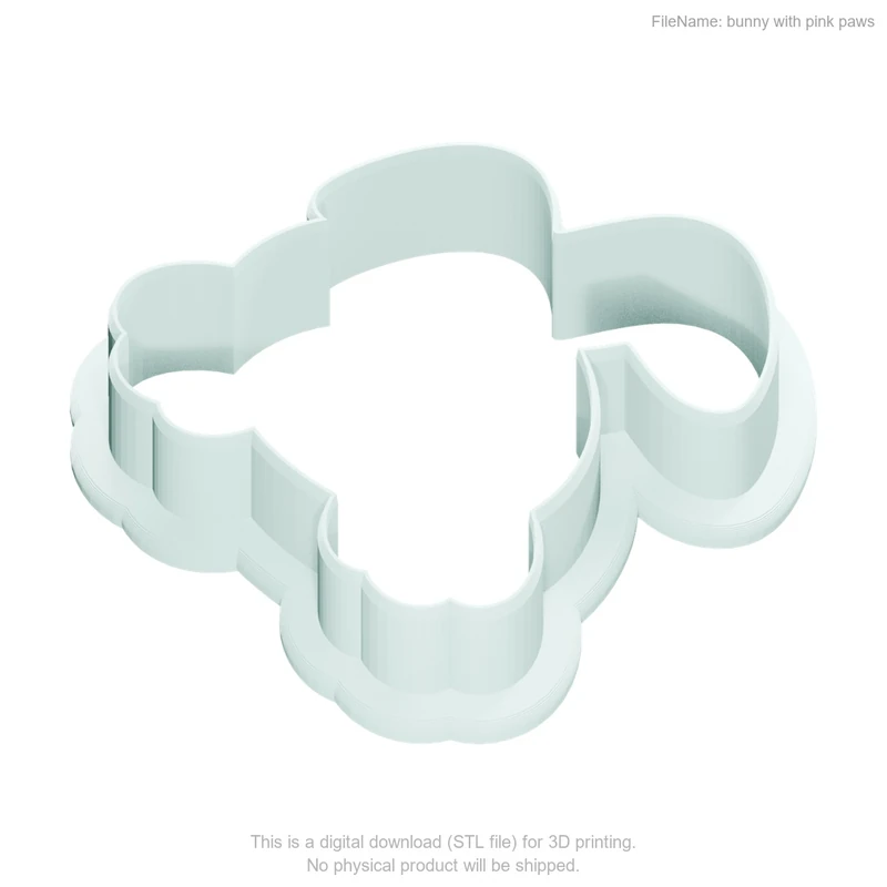 bunny with pink paws - Image 2