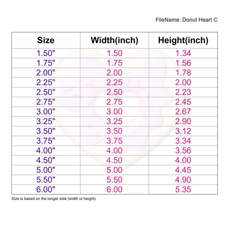 Donut Heart Style C - Image 3