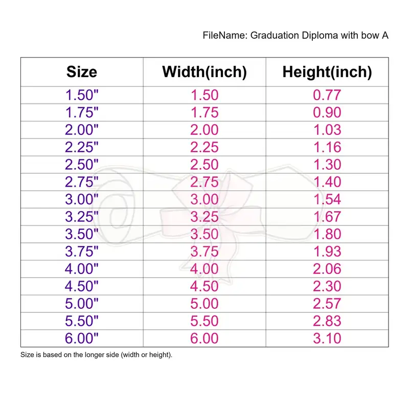 Graduation Diploma with bow Style A - Image 3