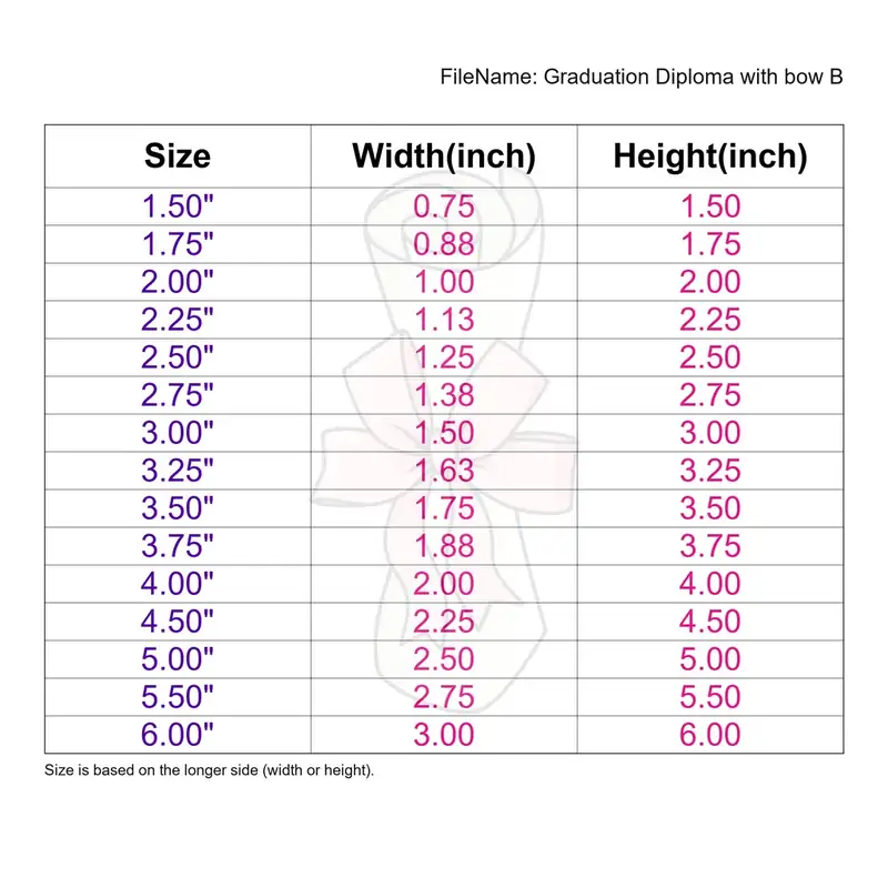 Graduation Diploma with bow Style B - Image 3