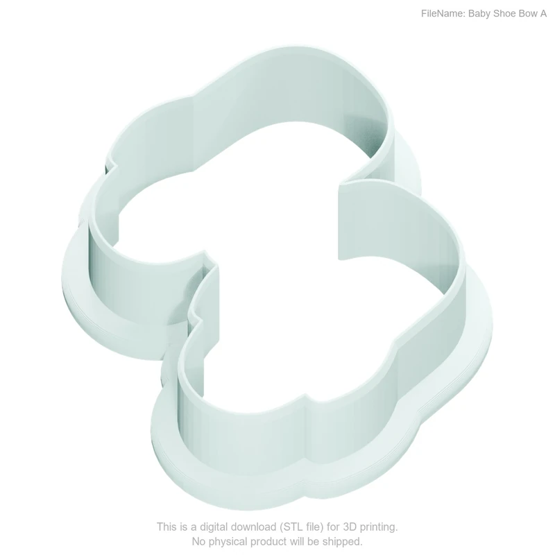 Baby Shoe Bow Style A - Image 2