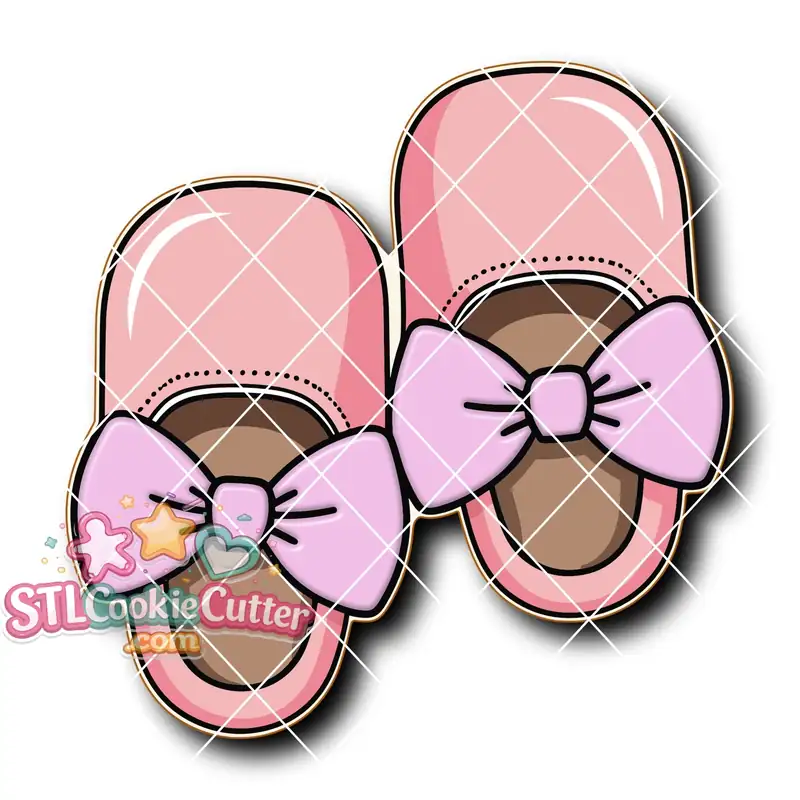 Baby Shoe Bow Style A