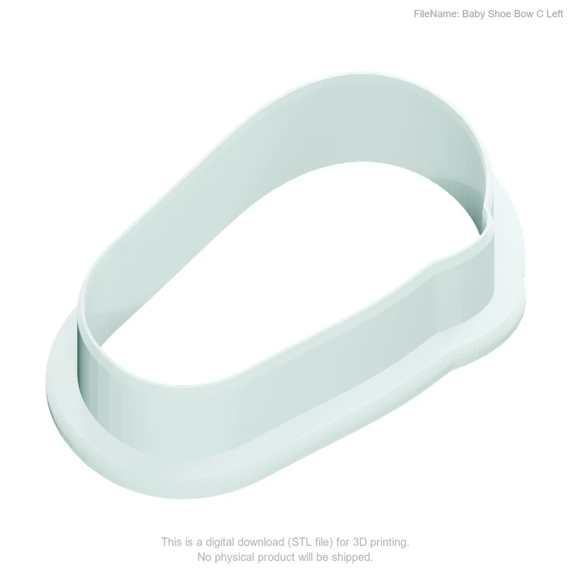 Baby Shoe Bow C Left - Image 2