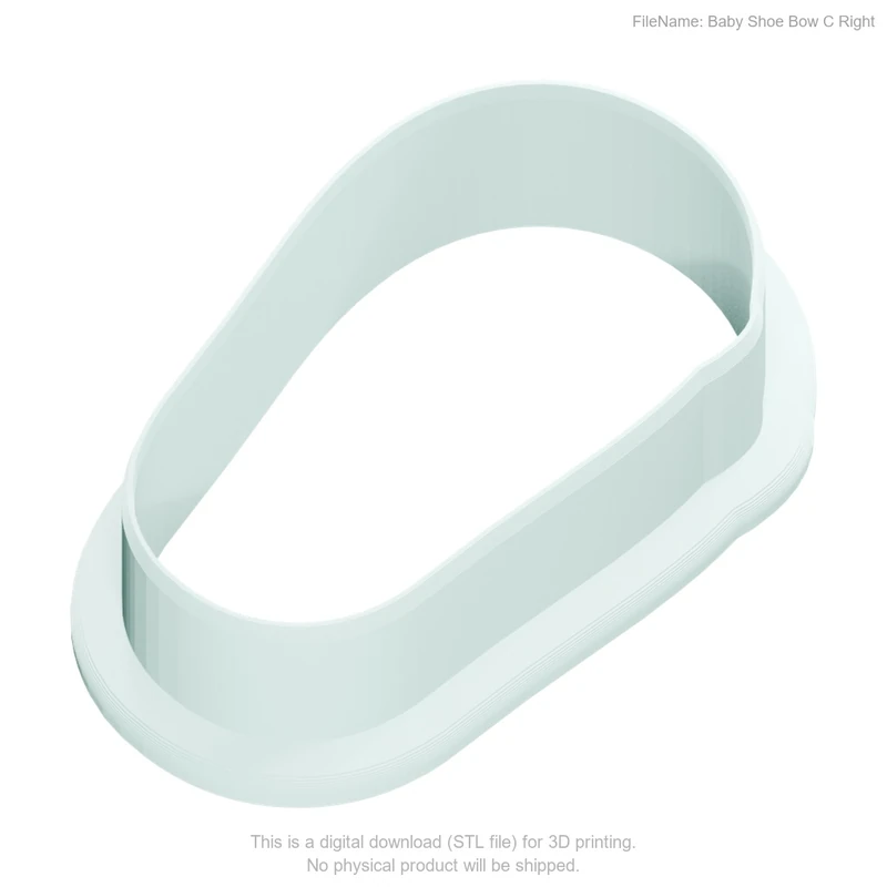 Baby Shoe Bow C Right - Image 2