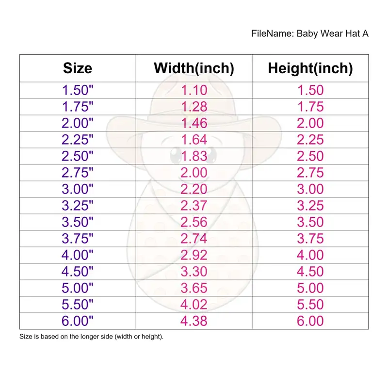 Baby Wear Hat Style A - Image 3
