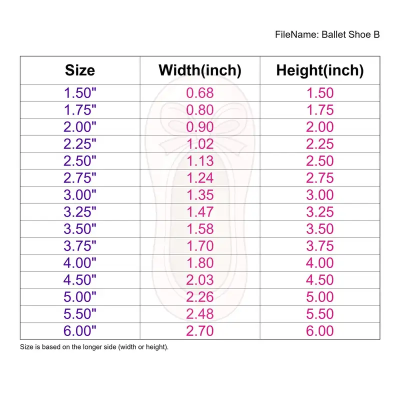 Ballet Shoe Style B - Image 3