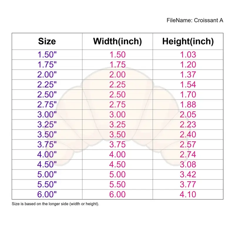 Croissant Style A - Image 3