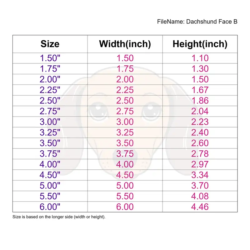 Dachshund Face Style B - Image 3