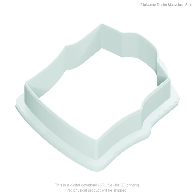 Denim Sleeveless Shirt - Image 2