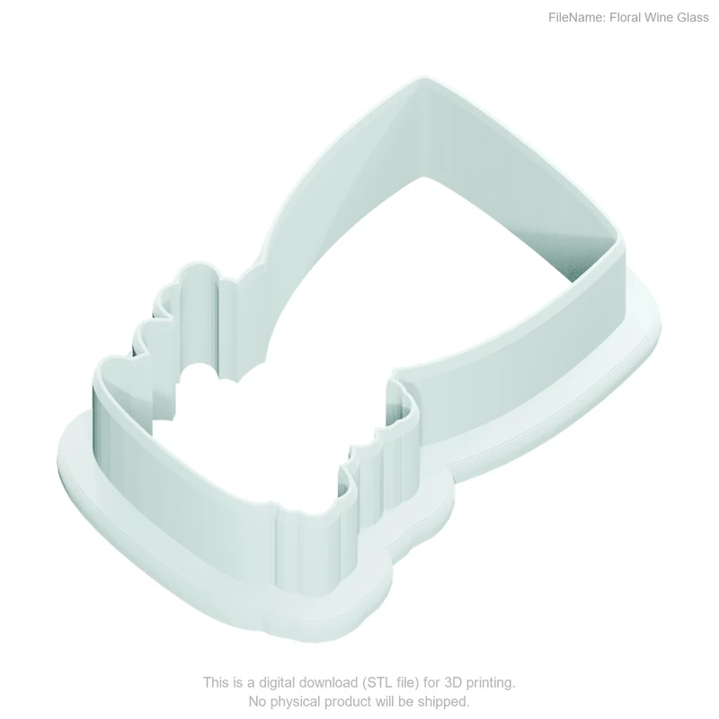 Floral Wine Glass - Image 2