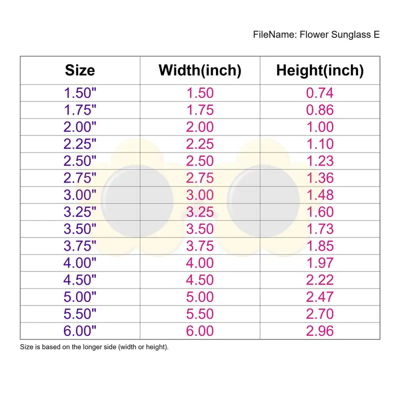 Flower Sunglass Style E - Image 3
