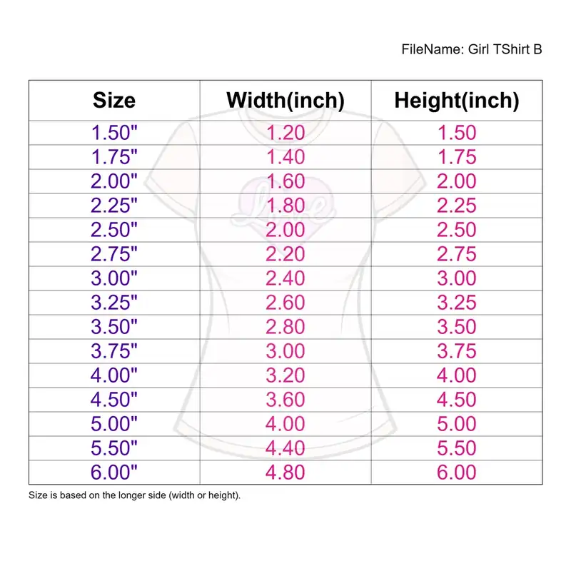 Girl TShirt Style B - Image 3