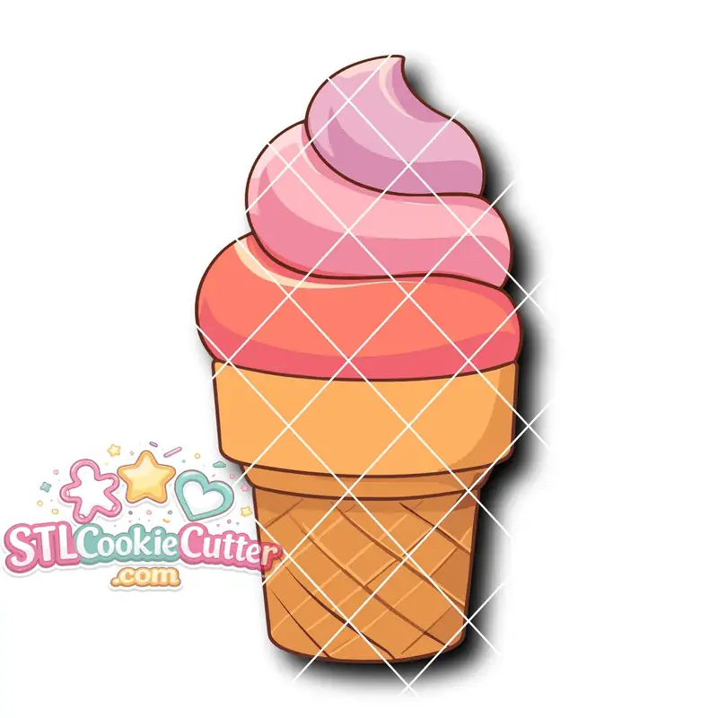 Ice Cream Cone Style D
