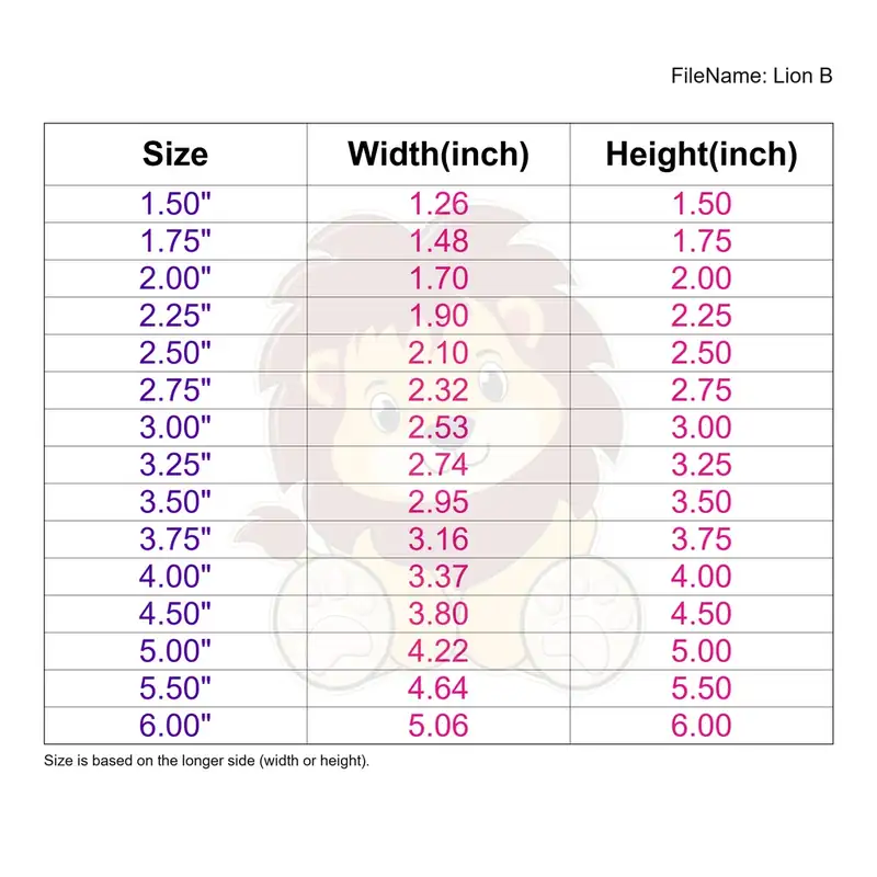 Lion Style B - Image 3