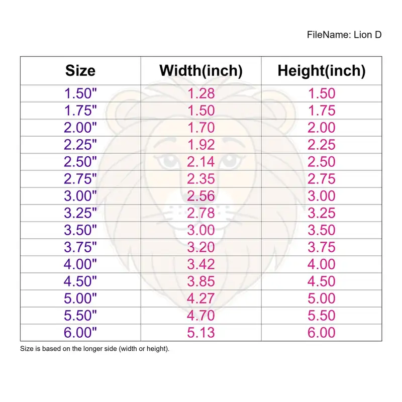 Lion Style D - Image 3