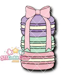 Macaron Stack Three Bow