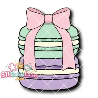 Macaron Stack Two Bow