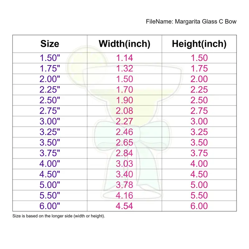 Margarita Glass C Bow - Image 3