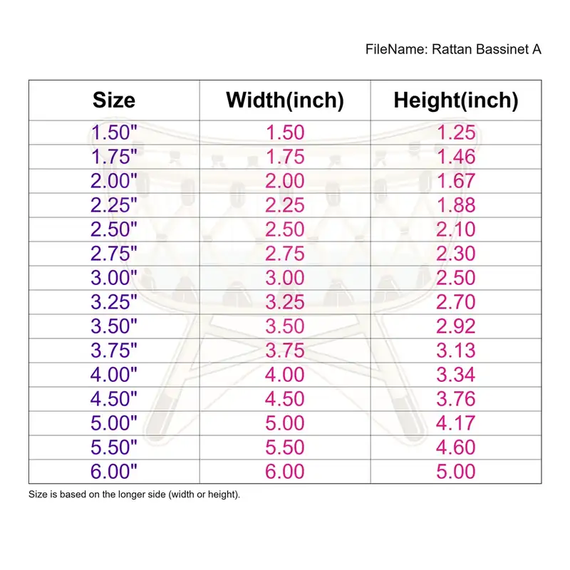 Rattan Bassinet Style A - Image 3