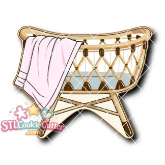 Rattan Bassinet Style B