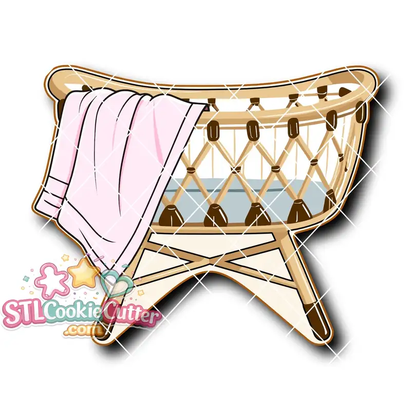 Rattan Bassinet Style B