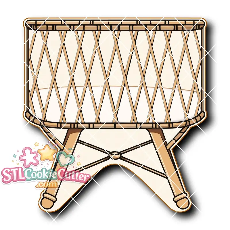 Rattan Bassinet Style C