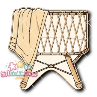 Rattan Bassinet Style D