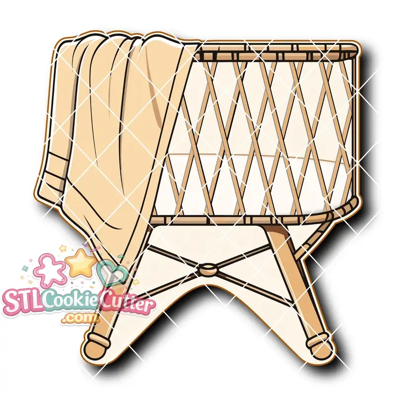 Rattan Bassinet Style D