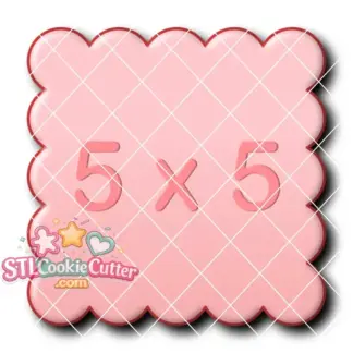 Scalloped Rectangle 5by5