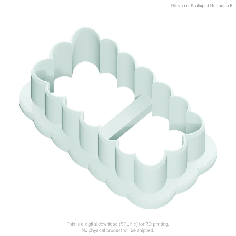 Scalloped Rectangle Style B - Image 2