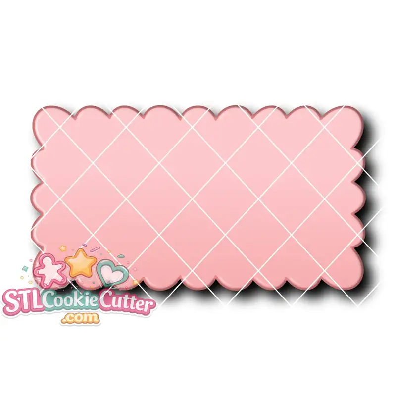 Scalloped Rectangle Style C