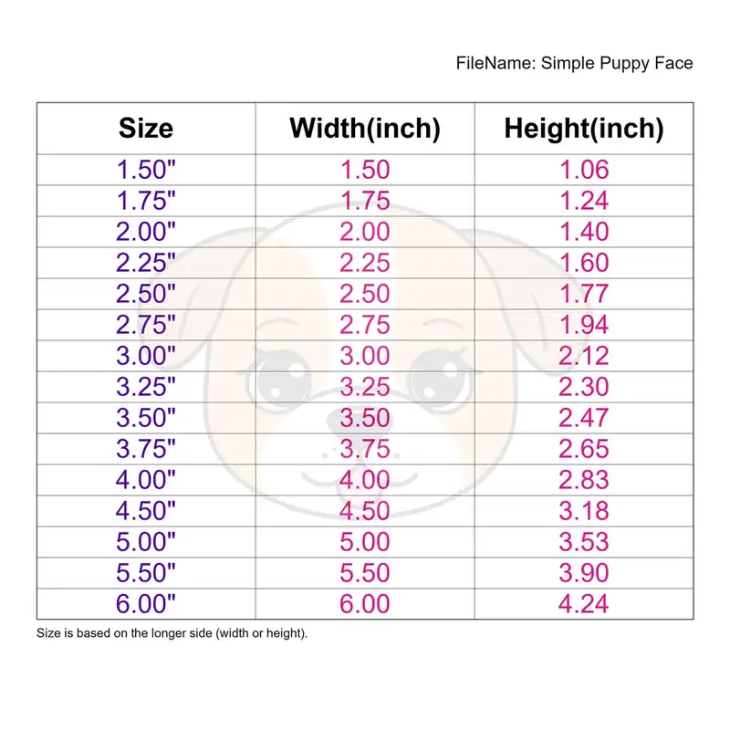 Simple Puppy Face - Image 3
