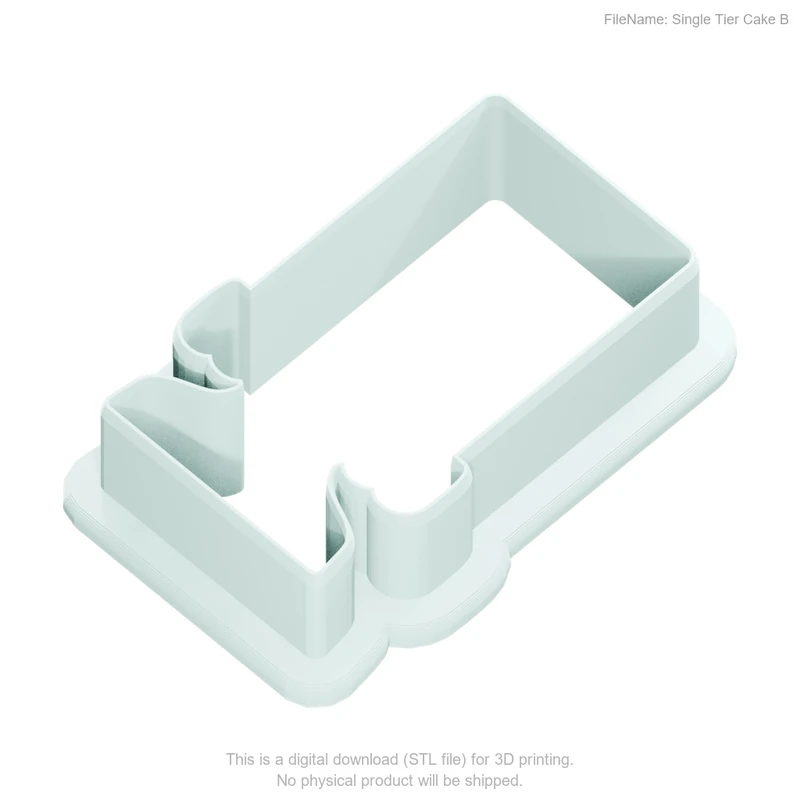 Single Tier Cake Style B - Image 2