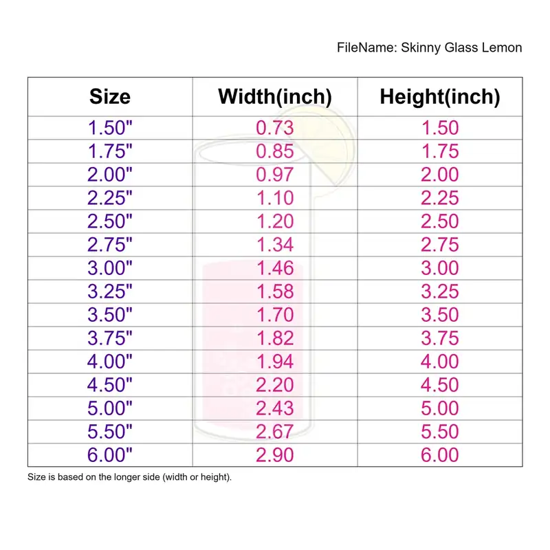 Skinny Glass Lemon - Image 3