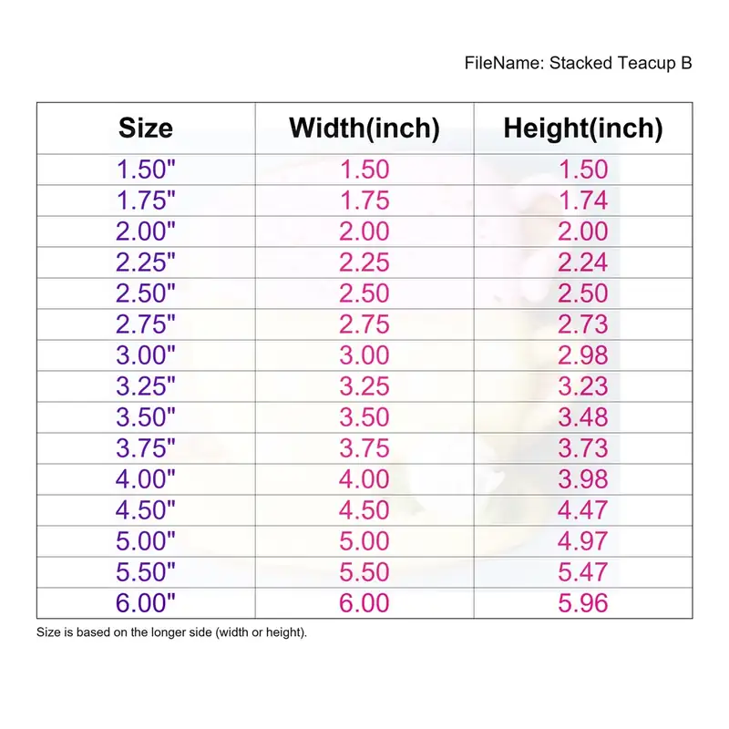 Stacked Teacup Style B - Image 3