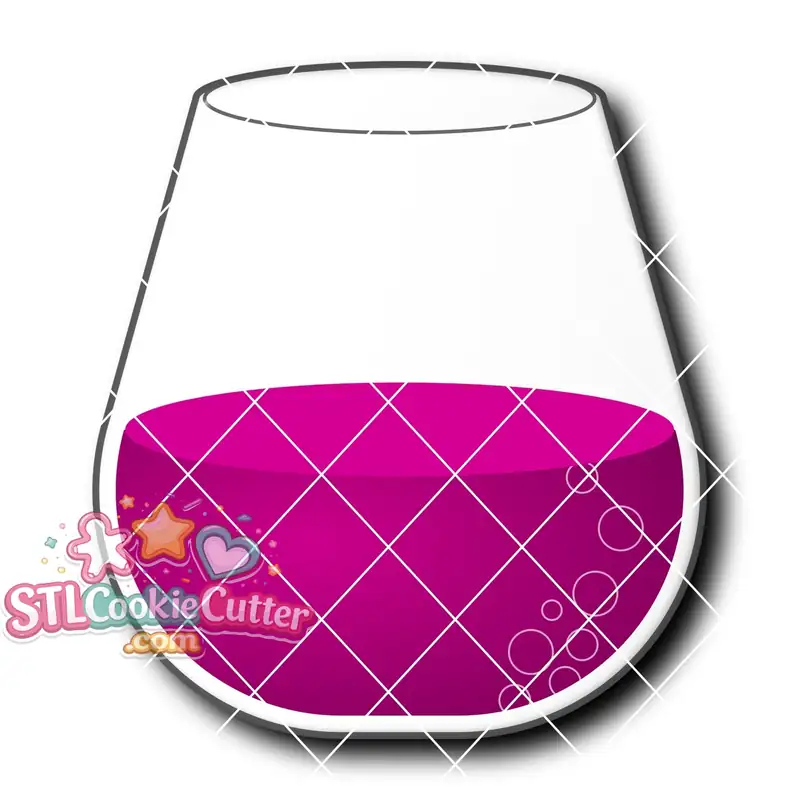 stemless wine glass