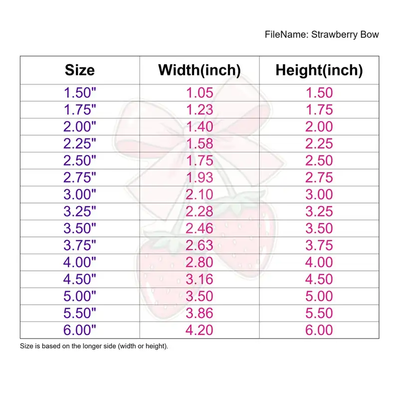 Strawberry Bow - Image 3