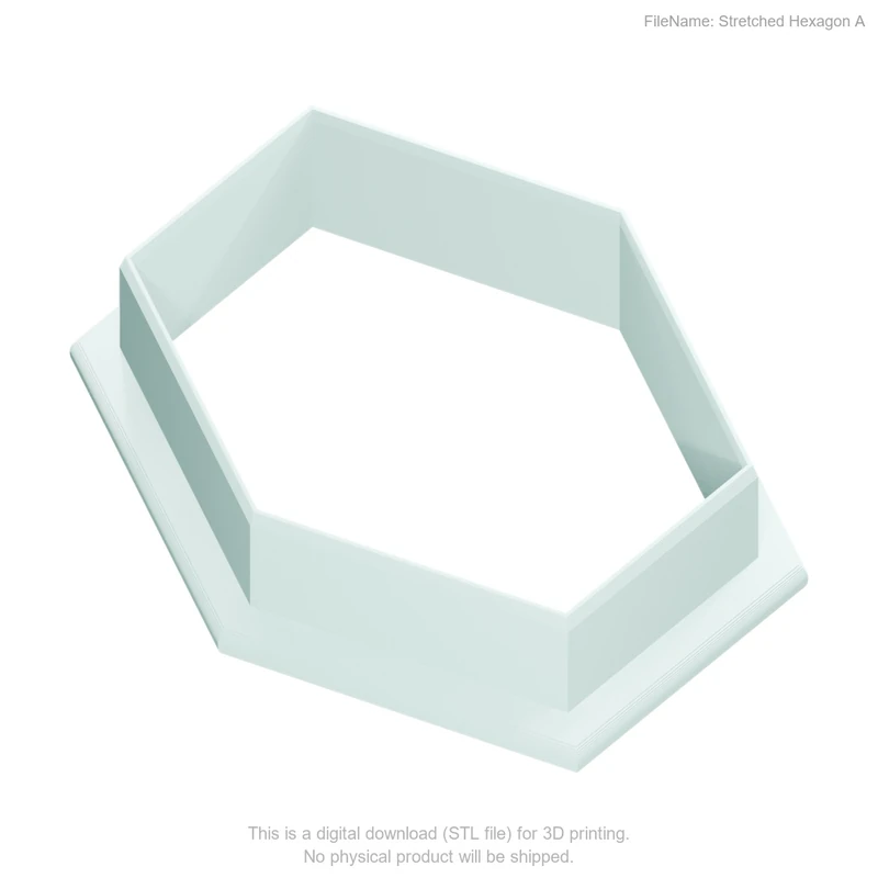 Stretched Hexagon Style A - Image 2