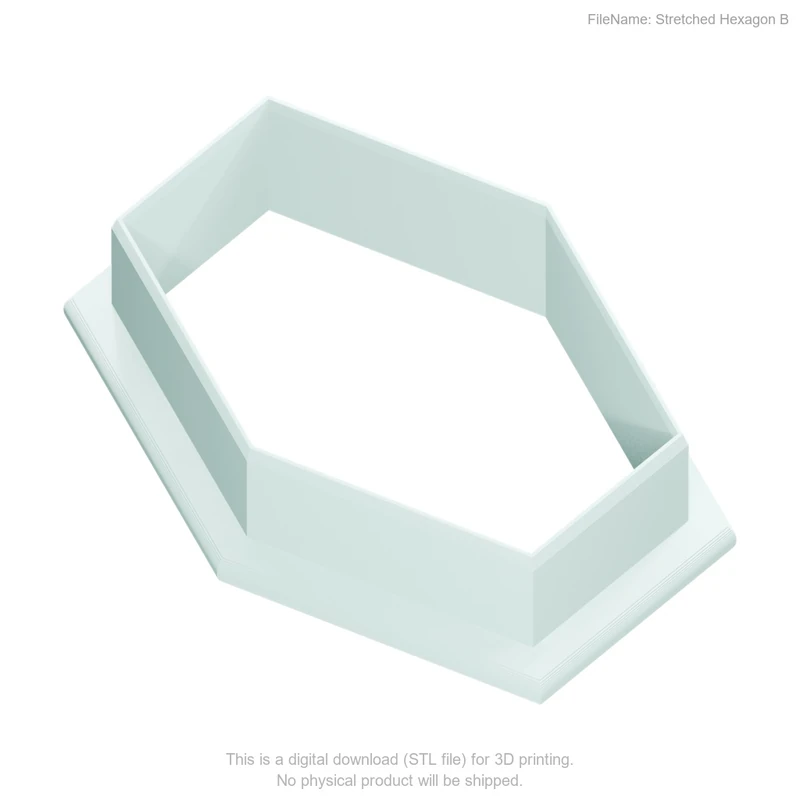 Stretched Hexagon Style B - Image 2
