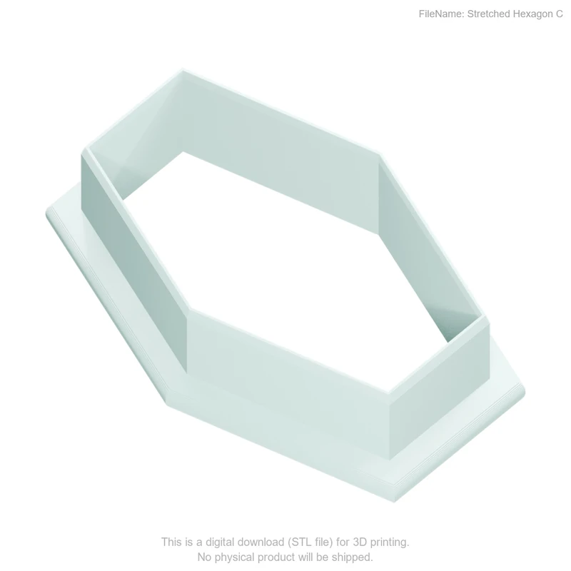 Stretched Hexagon Style C - Image 2