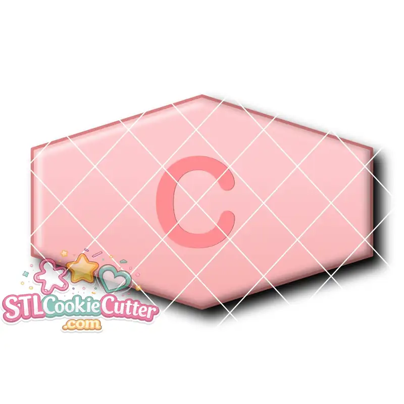 Stretched Hexagon Style C