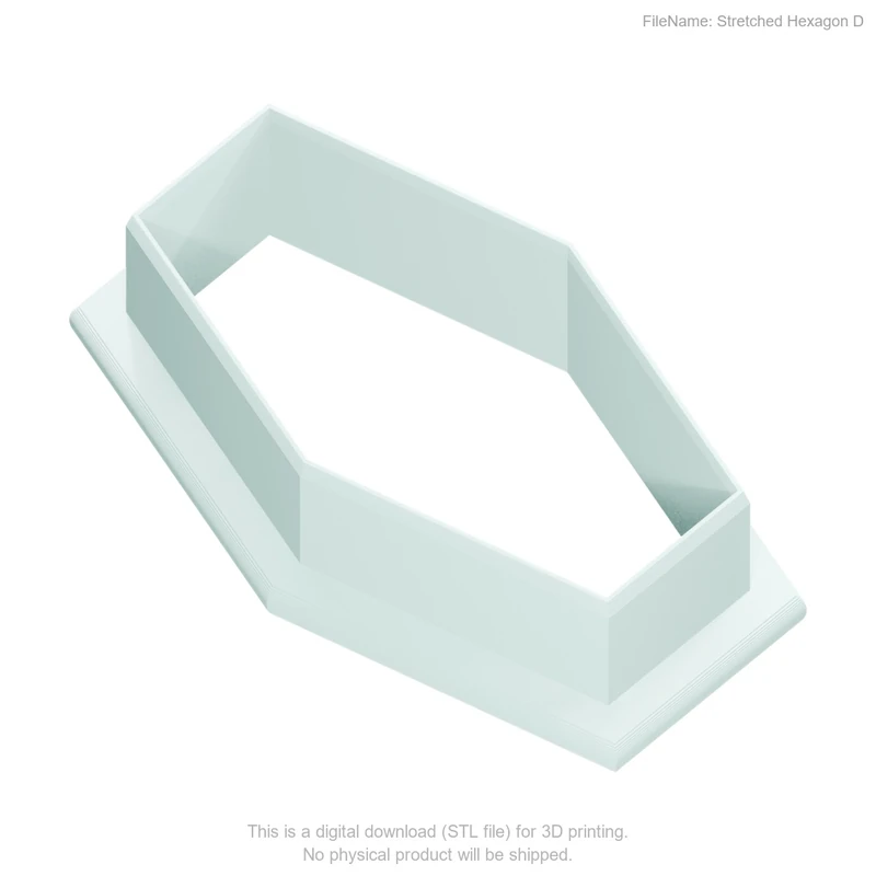 Stretched Hexagon Style D - Image 2