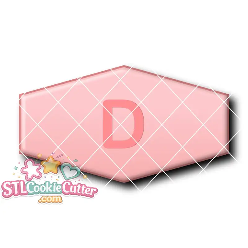 Stretched Hexagon Style D