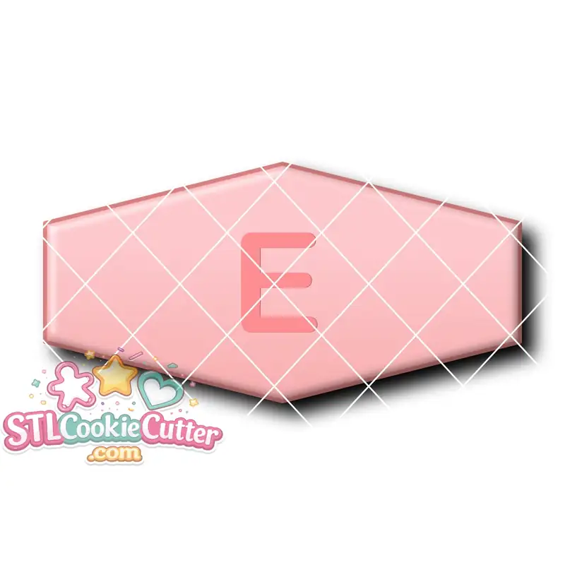 Stretched Hexagon Style E