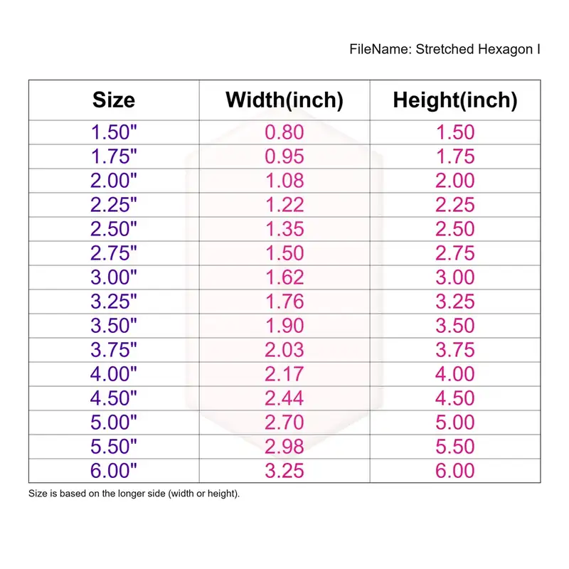 Stretched Hexagon Style I - Image 3