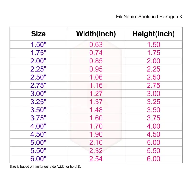 Stretched Hexagon Style K - Image 3