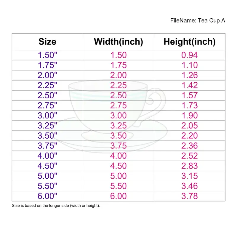 Tea Cup Style A - Image 3