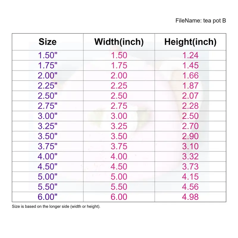 tea pot Style B - Image 3