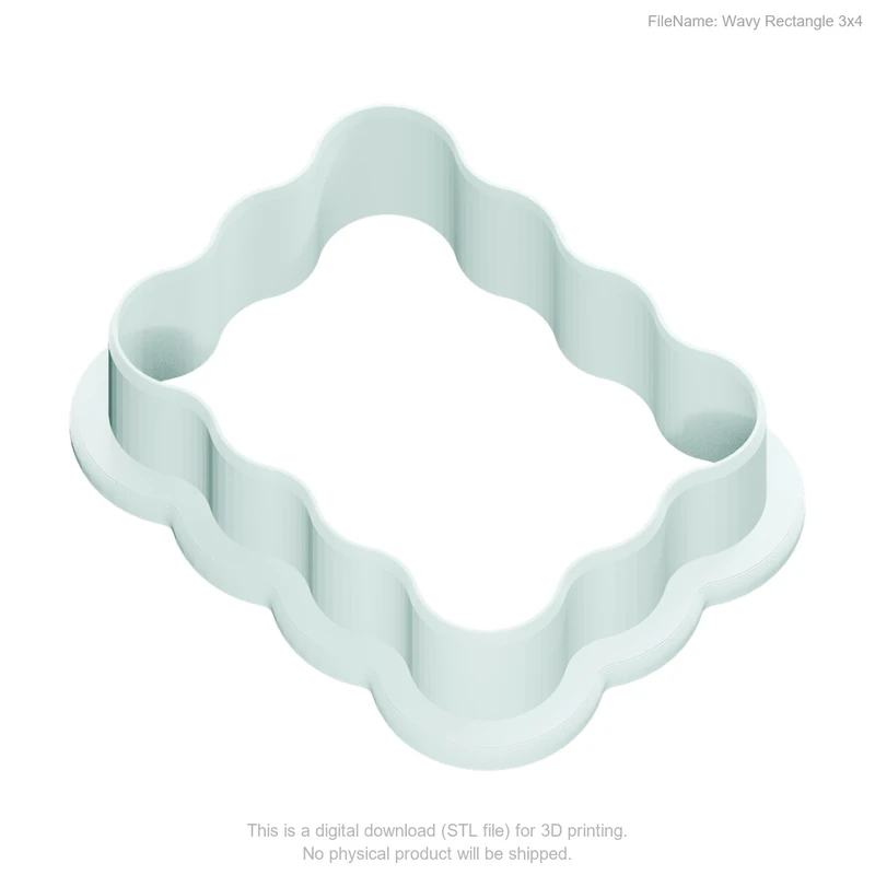 Wavy Rectangle 3by4 - Image 2