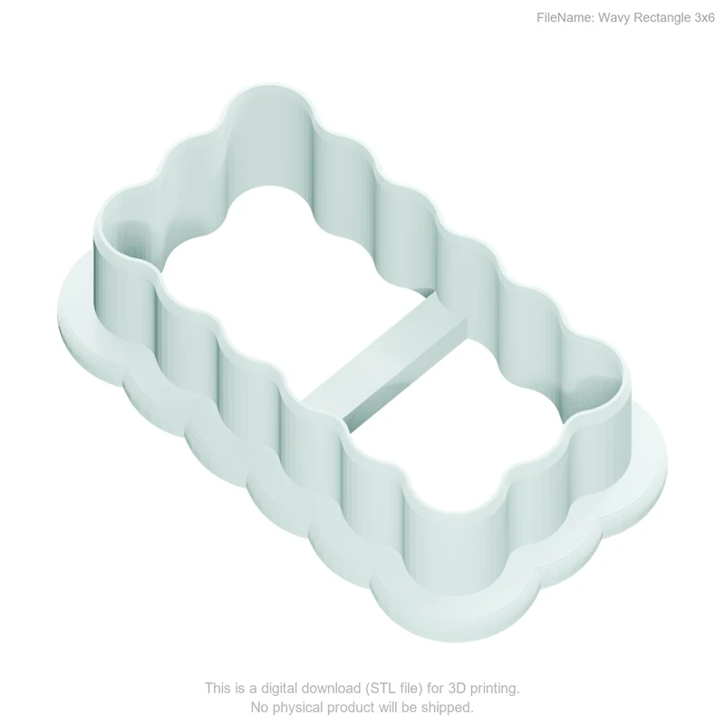 Wavy Rectangle 3by6 - Image 2